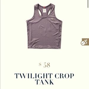 Twilight Crop Tank - L - Tracksmith